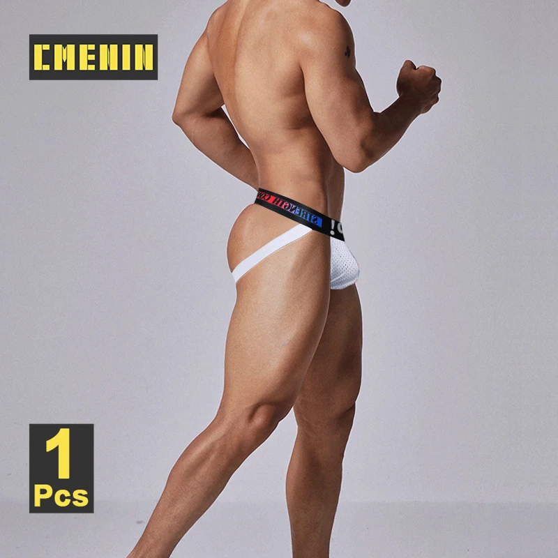 CMENIN Gay Jockstrap Men Thong Sexy Panties Mens Underwear Bikini Mens Thongs and G Strings Cuecas Sexys Homem Lingerie Sissy