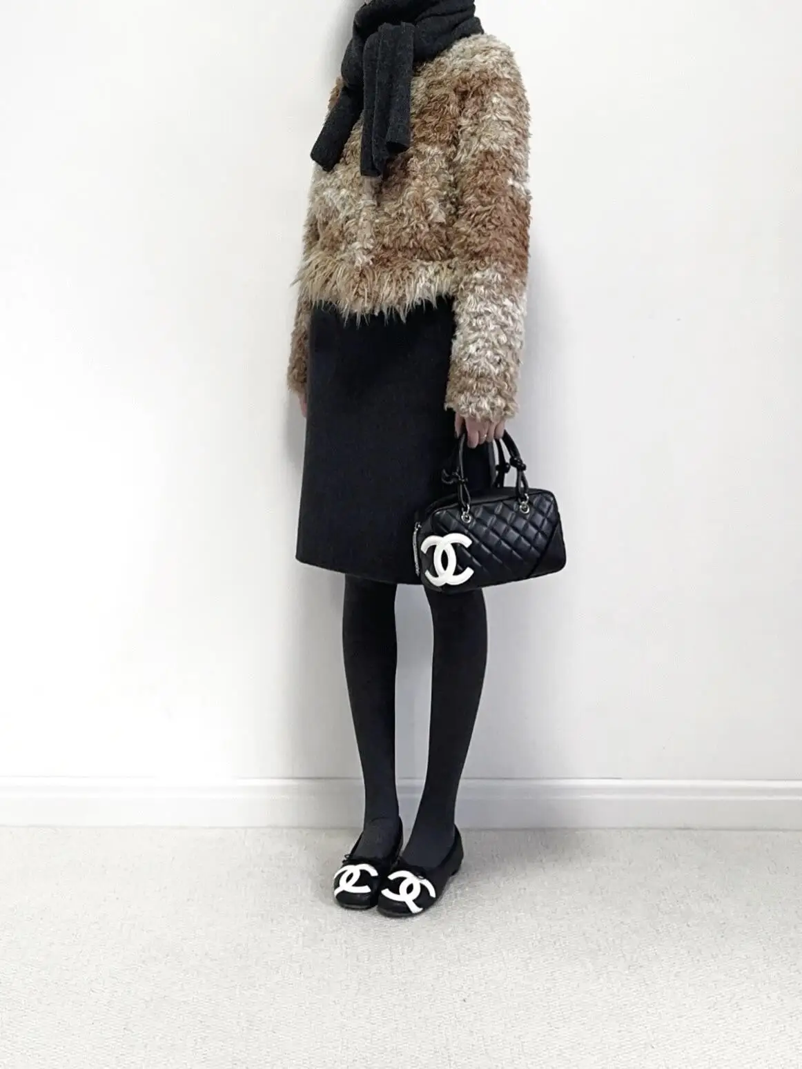 High Quality Black Woolen Straight Skirt Casual Women's High Waist Midi Skirt Fashionable City Commute Daily Travel Skirt