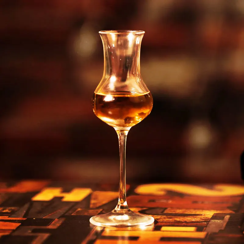 2 Pcs Lot Tulip ISO Whisky Tasting Goblet Cognac Brandy Snifter Handmade Crystal Whiskey Glass Cheap Liqueur Glasses Wine Cup
