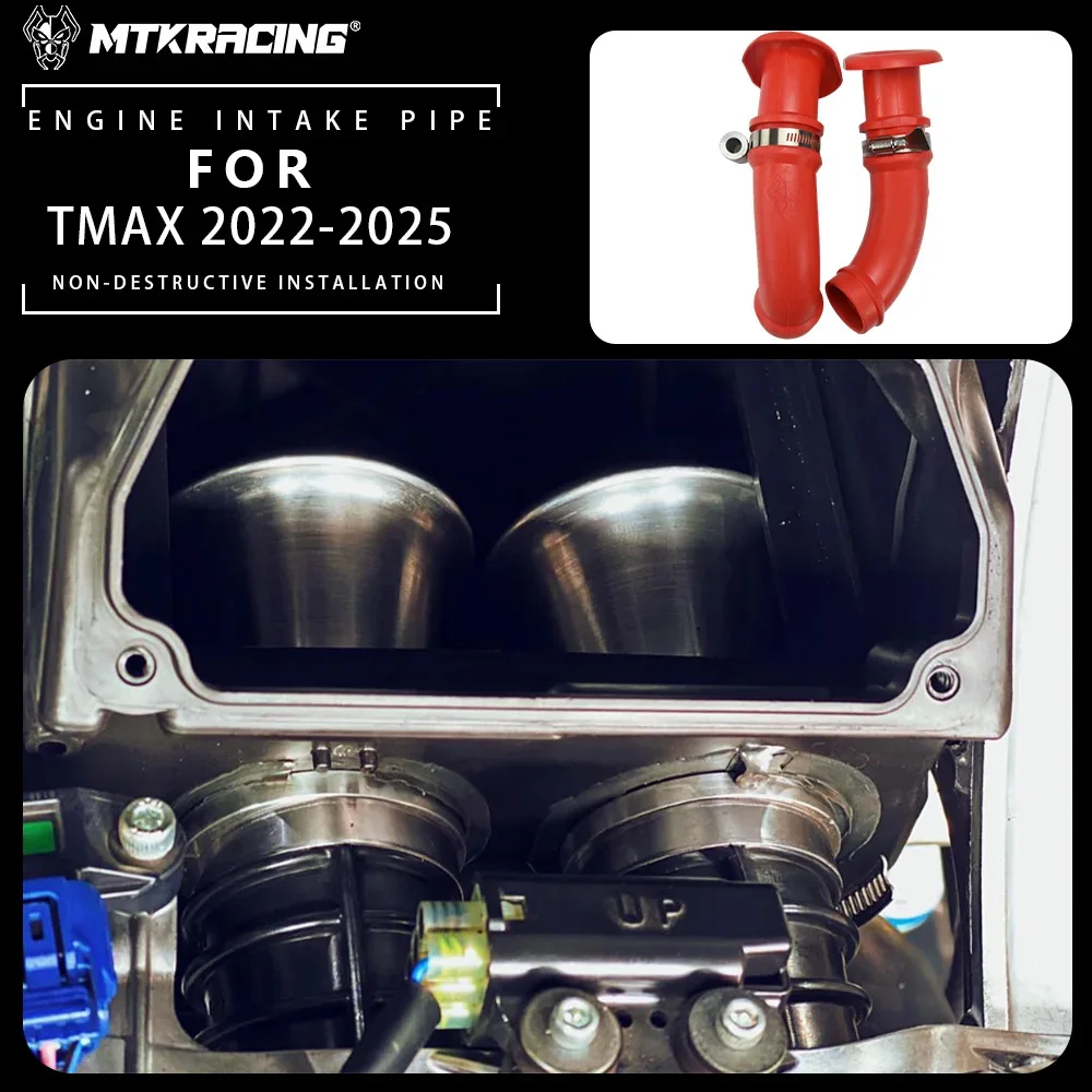 

For YAMAHA TMAX 560 2022-2025 0519910 MALOSSI PAIR OF ASPIRATION HORNS MarvinLab tmax 560 intake horns