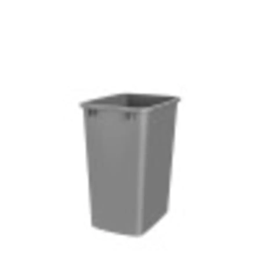 

35 Quart Waste Bin Silver