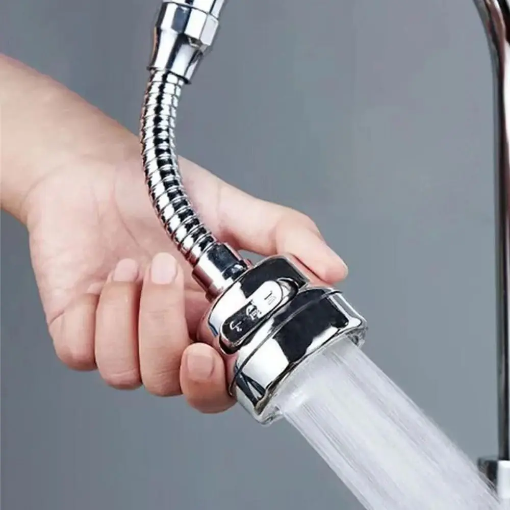 360 Degree Swivel Kitchen Faucet Aerator Adjustable Dual Mode Sprayer Filter Diffuser Water Saving Nozzle Faucet Connector