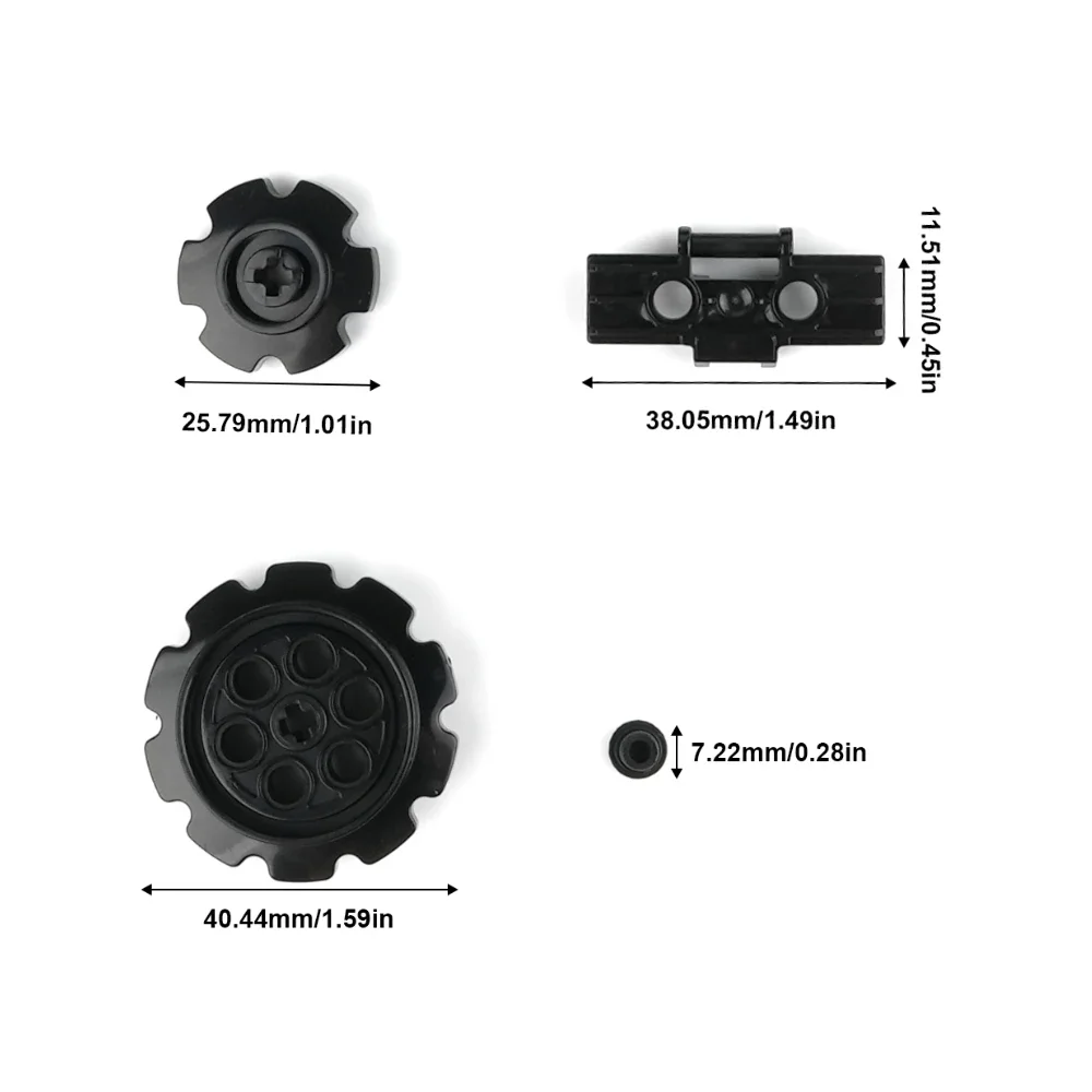 372PCS Technical Link Chain Wheel Set MOC Tank Engineering Car Tracks Legoeds-compatible Building Blocks 57519 57520 88323 24375