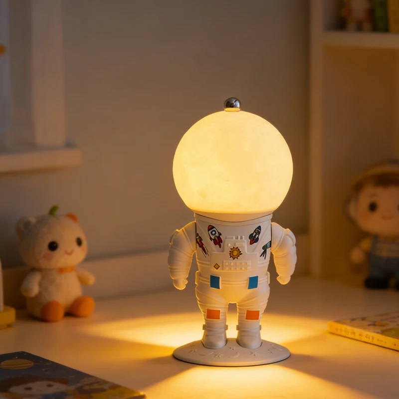 

Ночник в форме астронавта, настольная лампа, портативная USB-разъем, настольная лампа, прикроватная лампа, ночник для спальни, осветительные инструменты, аксессуары