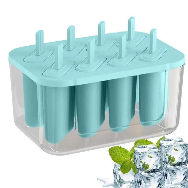 Ice Cream Popsicle Mold DIY Ice Cream Machine Homemade Ice Box With Stick Ice-lolly Mold Ice Cube Tray Kitchen Gadgets