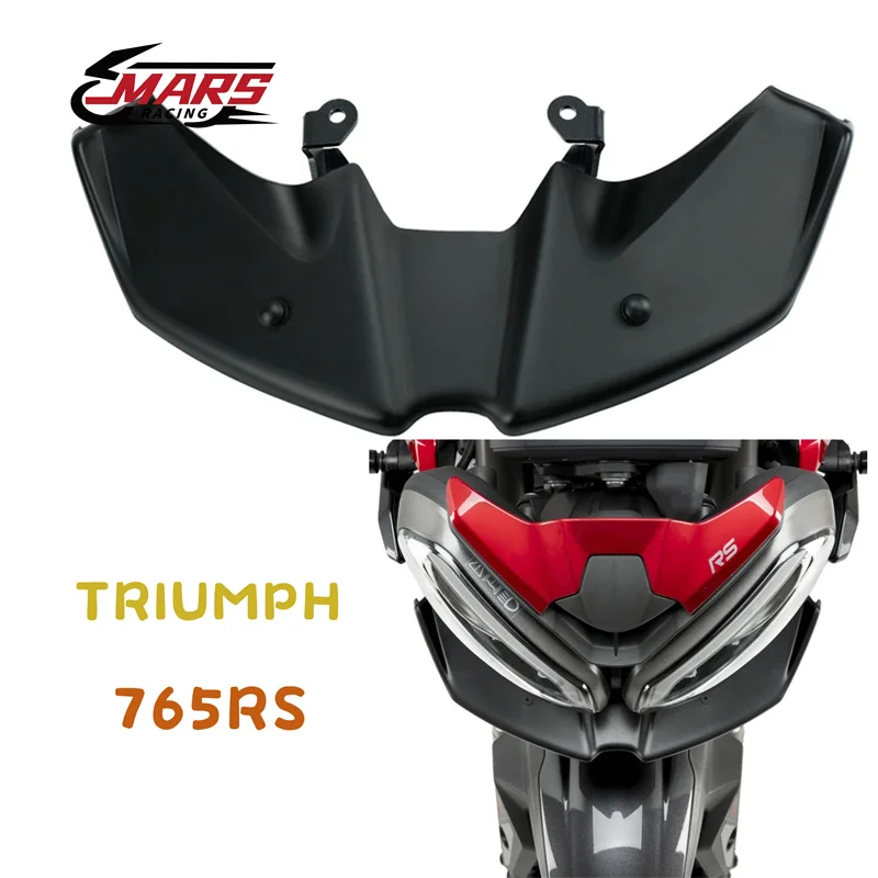 

For TRIUMPH Street Triple 765RS 2023 2024 2025 Motorcycle Accessories Front Light Cowl Side Winglet Wind Fin Spoiler Trim Cover