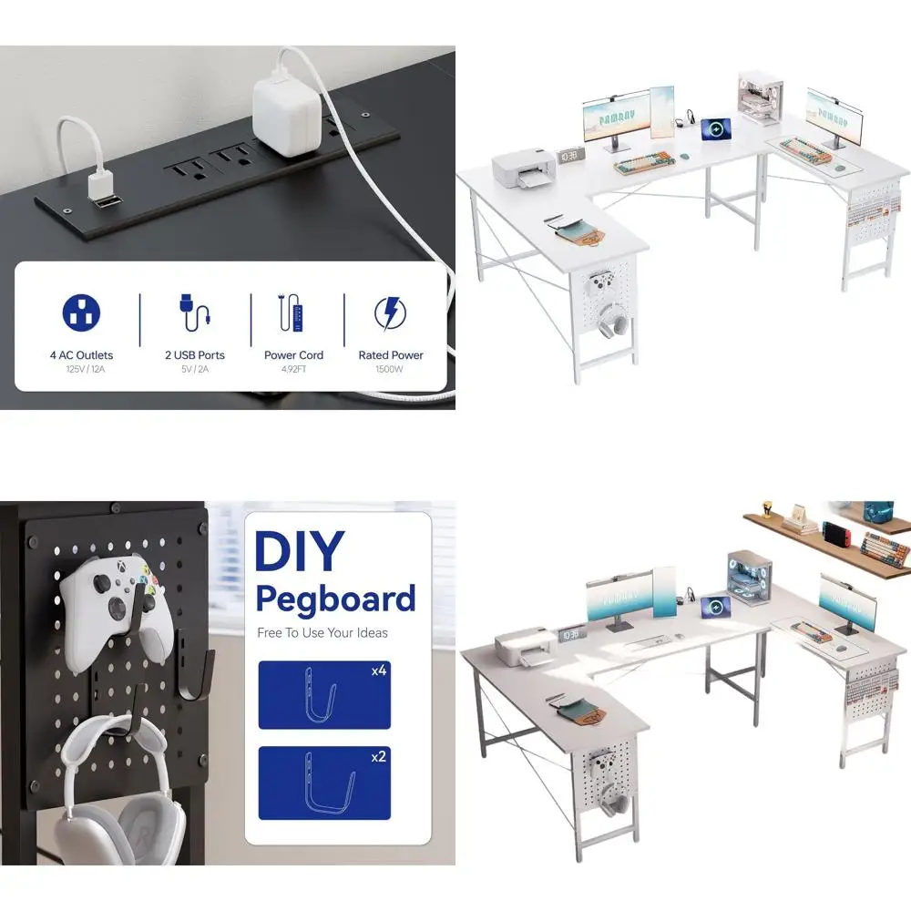 71 White U-Shaped C… - image