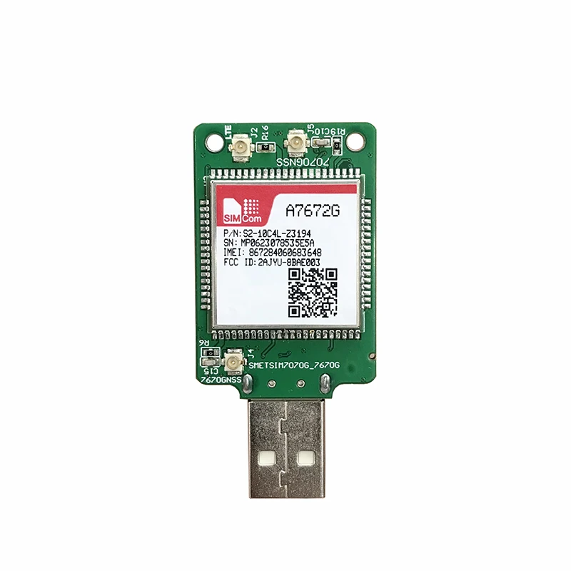 SIMCom A7672G USB Dongle (without GPS, USA use LABE only) LTE Cat 1 Module Compatible A7672/SIM7000/SIM7070 SIM800F/SIM800