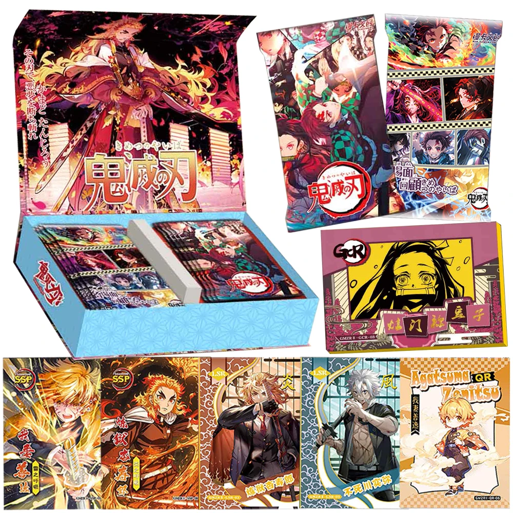 

Игрушка-карта с ограниченным характером Demon Slayer, японское приключение, аниме, креативная периферийная детская коллекция, подарок-сюрприз