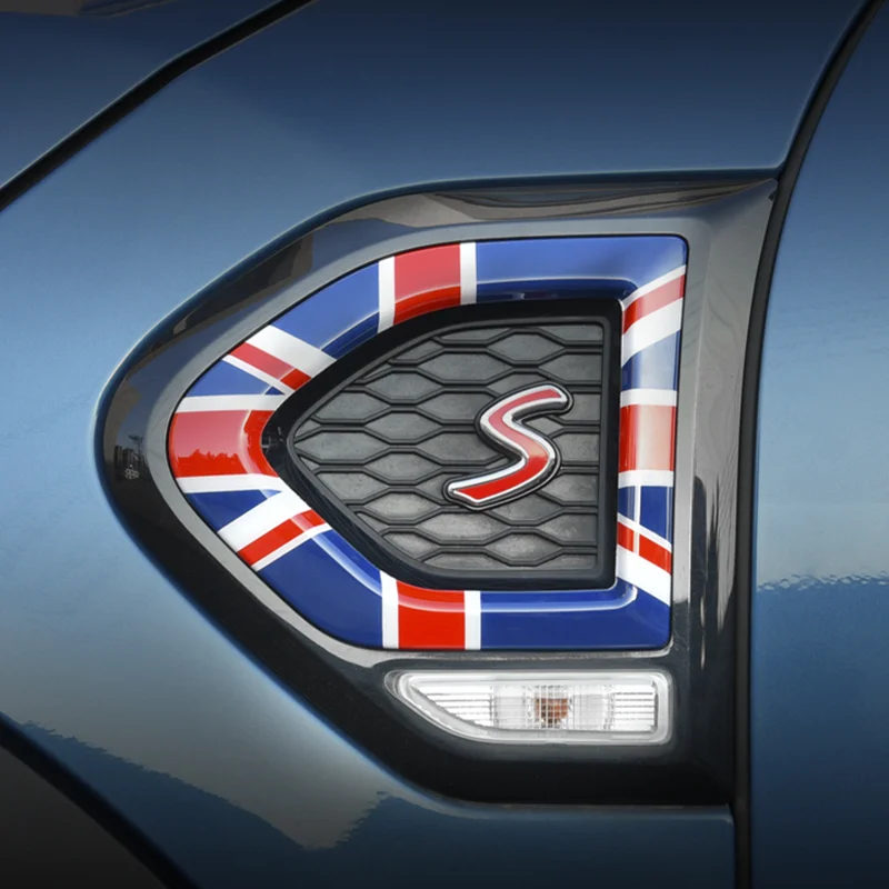 Union Jack Car Body Patch Steering Turn Light Fender Cover Sticker For MINI COOPER F60 Countryman Exterior Modified Accessories