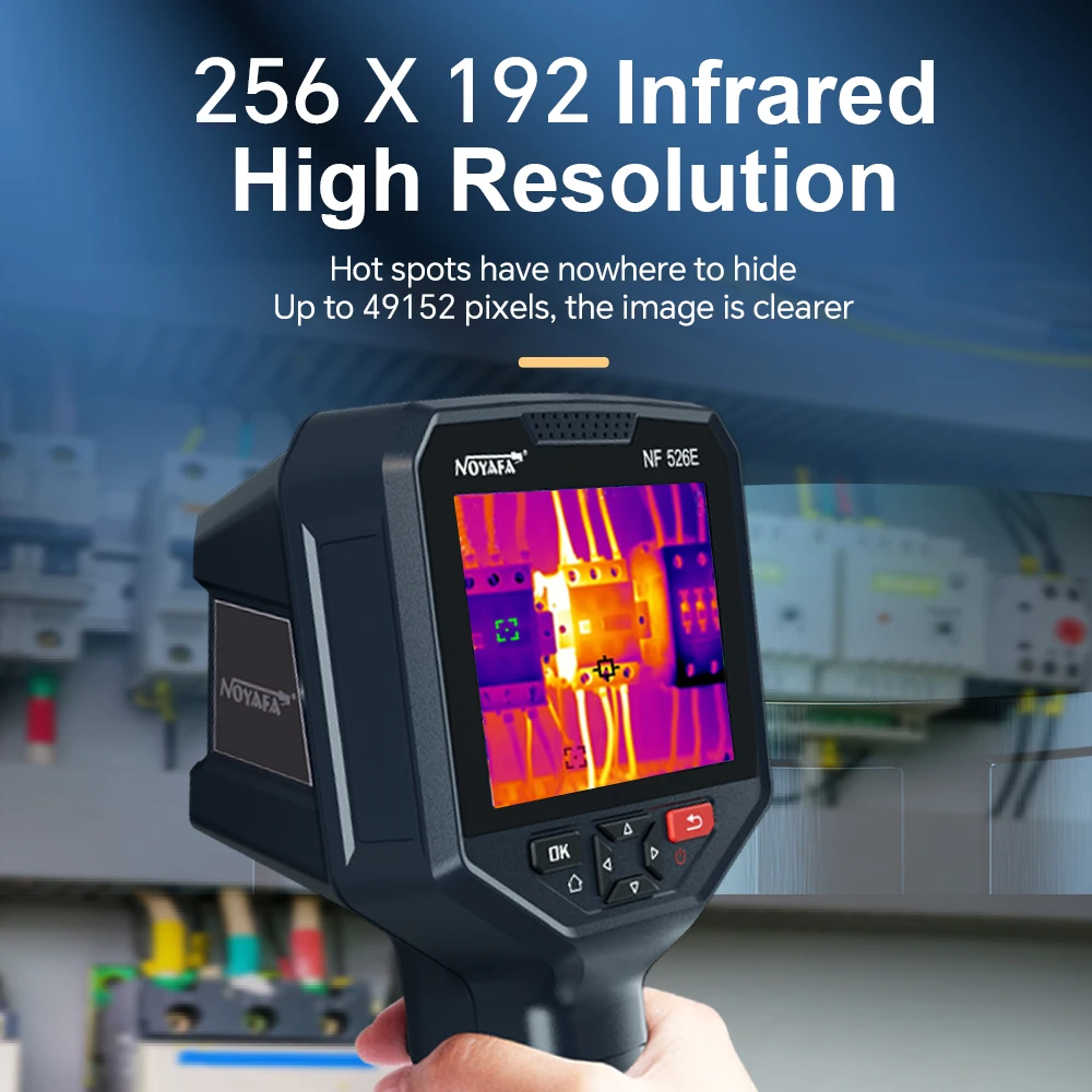 NOYAFA NF 526E Handheld Thermal Imaging Camera For Repaire Floor Heating Industrial Inspection 256 X 192 Infrared Thermal