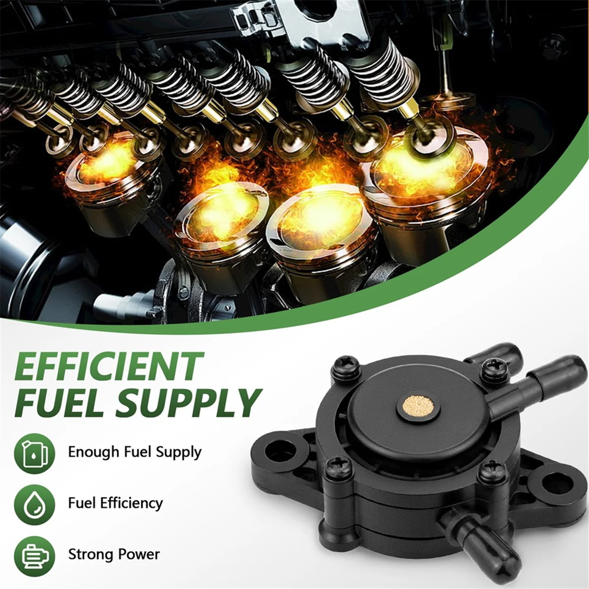 BAAQ 燃料ポンプ フィルターとオイルホース付き 17HP-25 808656 808492用