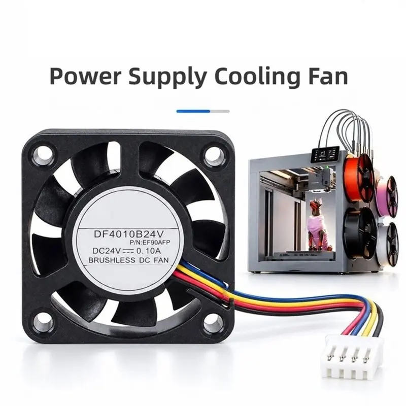 A93P 4010 24V DC Brushless Cooling Fan,Dual Ball Bearing 4-Pin Fan For Flashforge Creator 5/ Creator 5 Pro 3D Printer Power - view 2