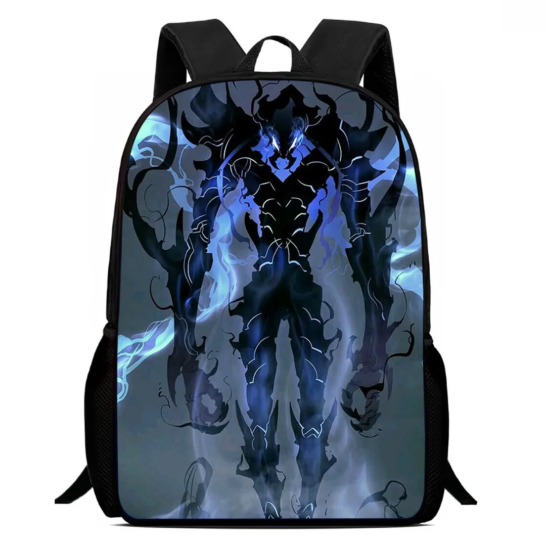 

Школьный рюкзак Mochila, школьные сумки с рисунком Solo Leveling для девочек и мальчиков, прочный и легкий детский рюкзак для детского сада