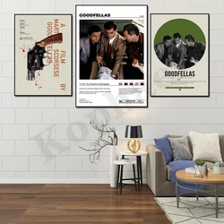 Goodfellas Martin Scorsese Minimalist Film Print Vintage Wall Art Home Decor Poster