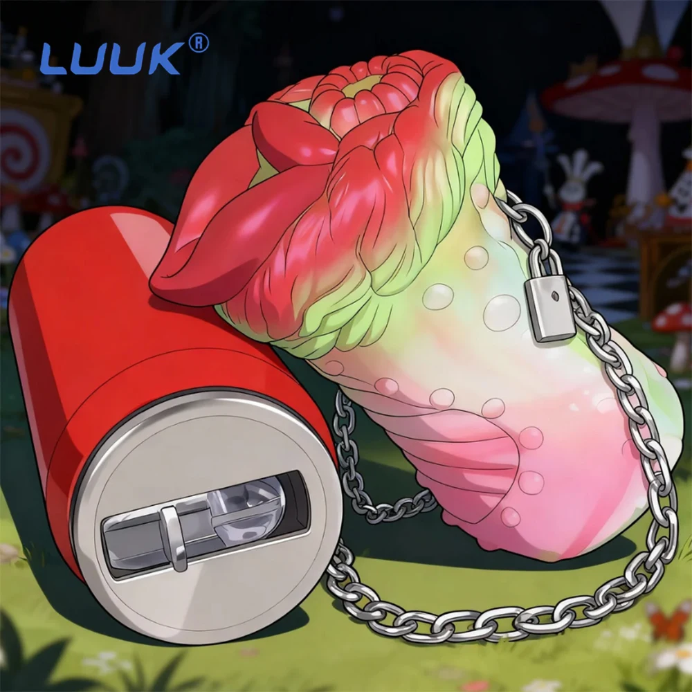 LUUK All Access Dual Channel Male Aircraft Cup Realistic Vagina Sex Toys For Adult Soft Silicone Masturbator Penis Training Toys