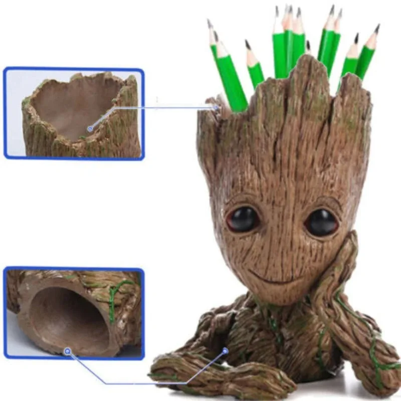 Bandai Groot Tree Vaso di fiori Action Figures Giocattoli di modello