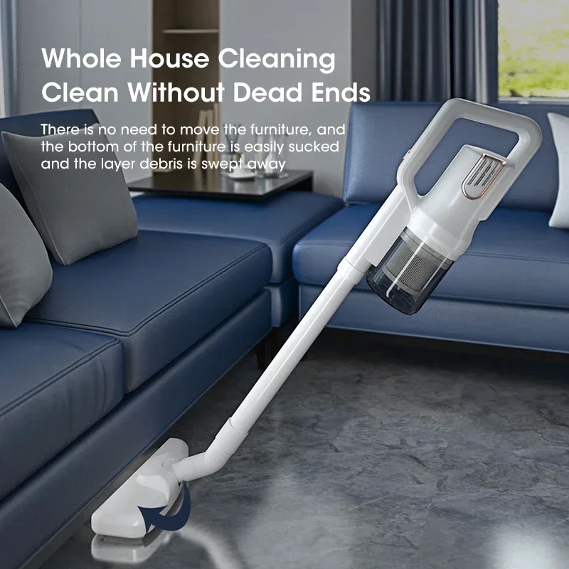 5Kpa Wireless Handheld Vacuum Cleaner for Household Use High Suction Multifunctional Low-noise Cleaner for Home and Car