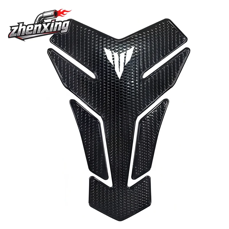 Almohadilla de tanque de combustible de motocicleta de fibra de carbono 3D, pegatinas protectoras para Yamaha MT01 MT03 MT07 MT09 MT10 MT 01 03 07 09 10