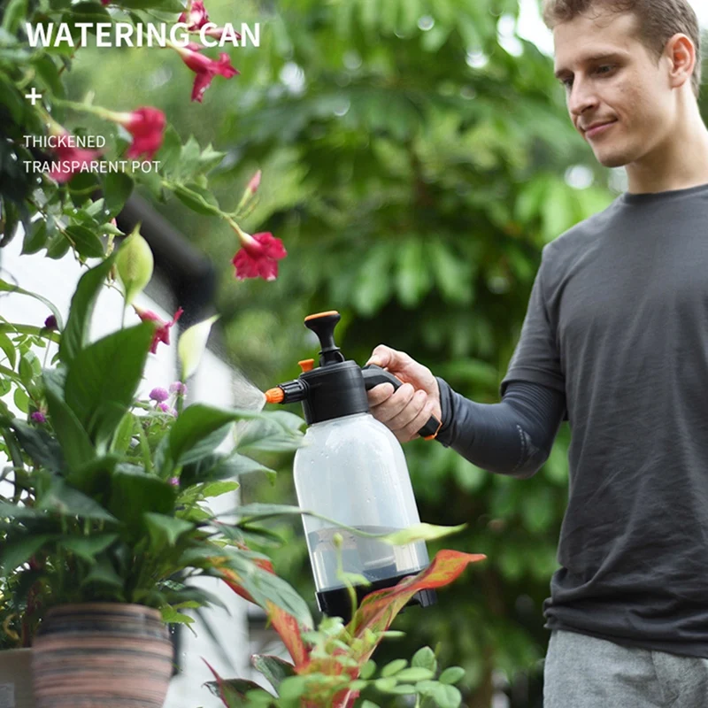 Auto Spary Watering Can, Pulverizador de lavagem de carro, Bocal de espuma, Ferramenta de limpeza do carro, Espuma 2L