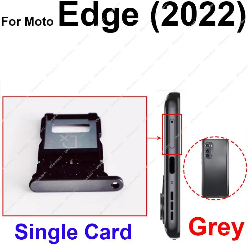 Sim Card Tray Slot Holder For Motorola MOTO Edge Plus Edge S Pro