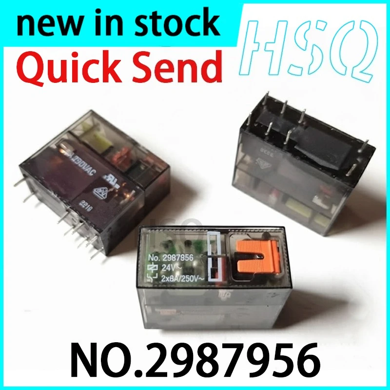 1PCS New  NO.2987956 24V 8A 8-pin Relay