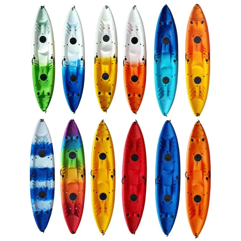 Single Inflatable Sea Kayak, Professional Fishing Boat with Paddles 2025