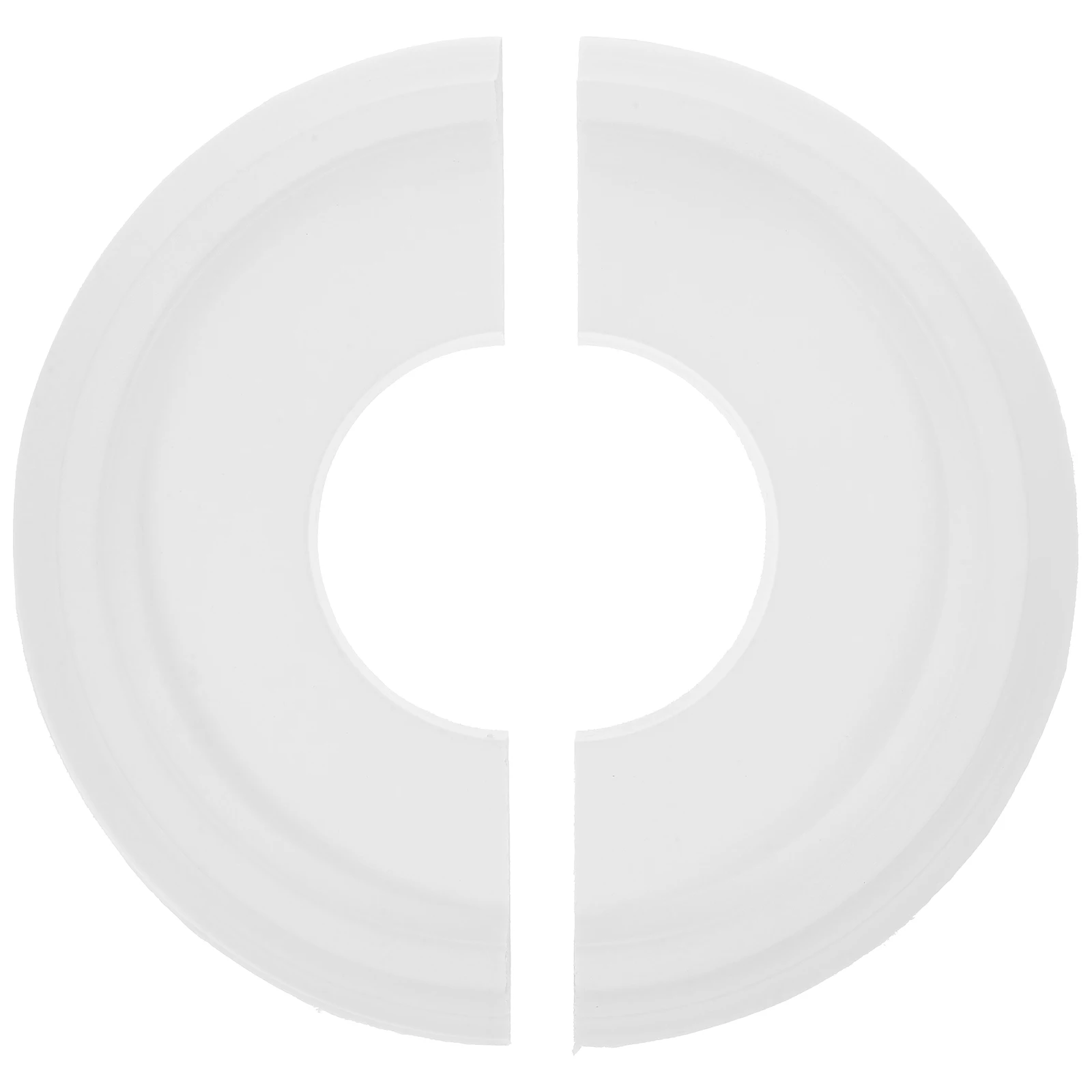 

Ceiling Decorative Cover Medallion 9 84 Inch Round Light Fixture Plate for Lamp Fan White Split Base Traditional Fixtures
