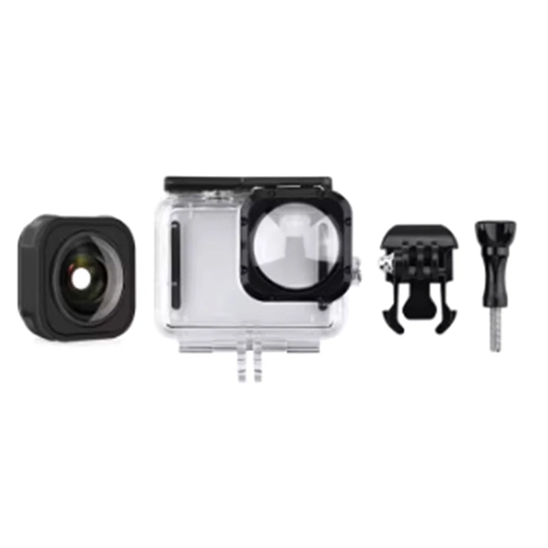 

155° Max Wide Angle Lens For Gopro 12, 11, 10, 9 Waterproof 5M Anti-Shake With Waterproof Case