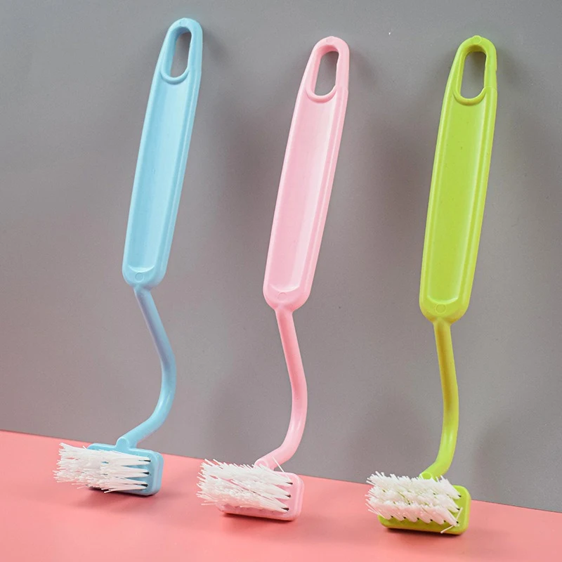 1PC Plastic Brush No Dead Angle Toilet Brush Toilet Creative Long Handle Toilet S-type Bathroom Slot Cleaning Tools