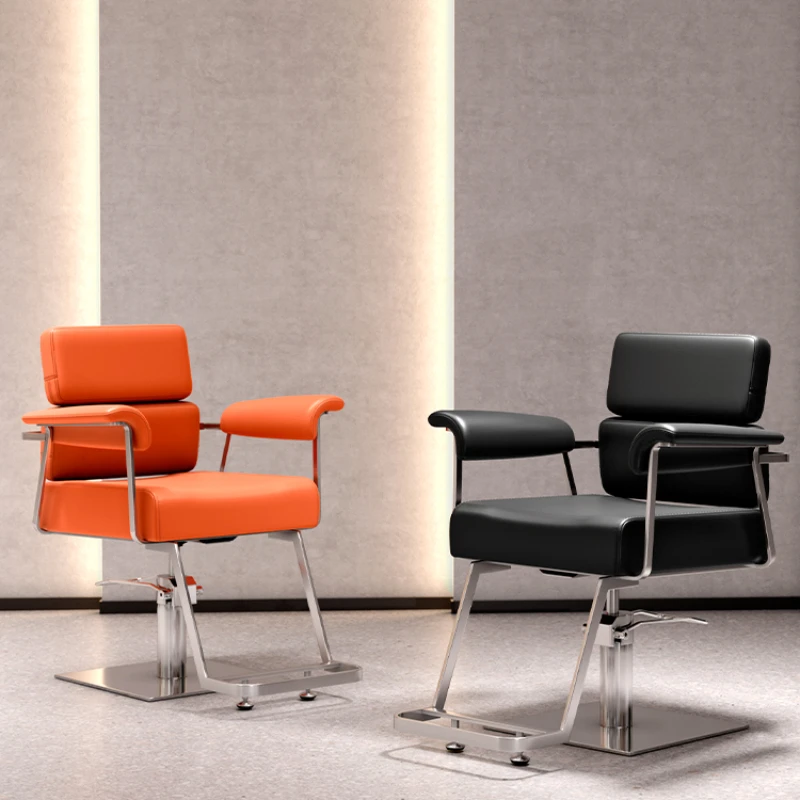 Lowering Rotation Lifting and Pedicure Chair Stool Manicurist Barber Chair Salon Shop Cadeira De Barbeiro 의자 Salon Furniture AA