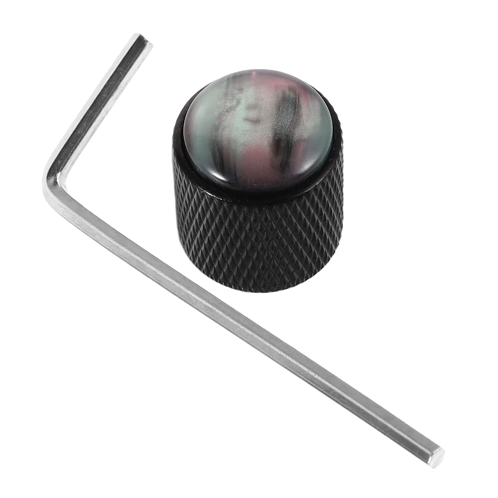 

Universal Electric Bass Control Knob Metal Dome Volume Tone Potentiometer Replacement Adjustable Wrench Included Replacement