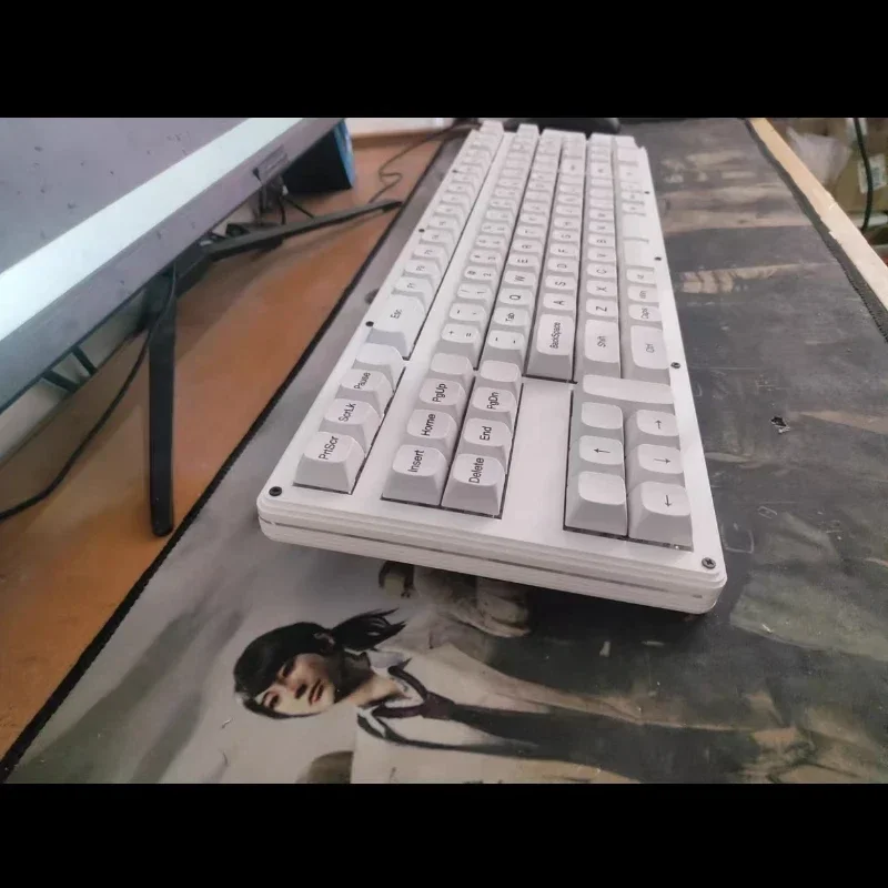 Ortho A132 Planck Mechanical Keyboards Custom Single Mode Qmk/Vial in Line Layout Orthogonal Hot Swappable Wired Type-C Keyboard