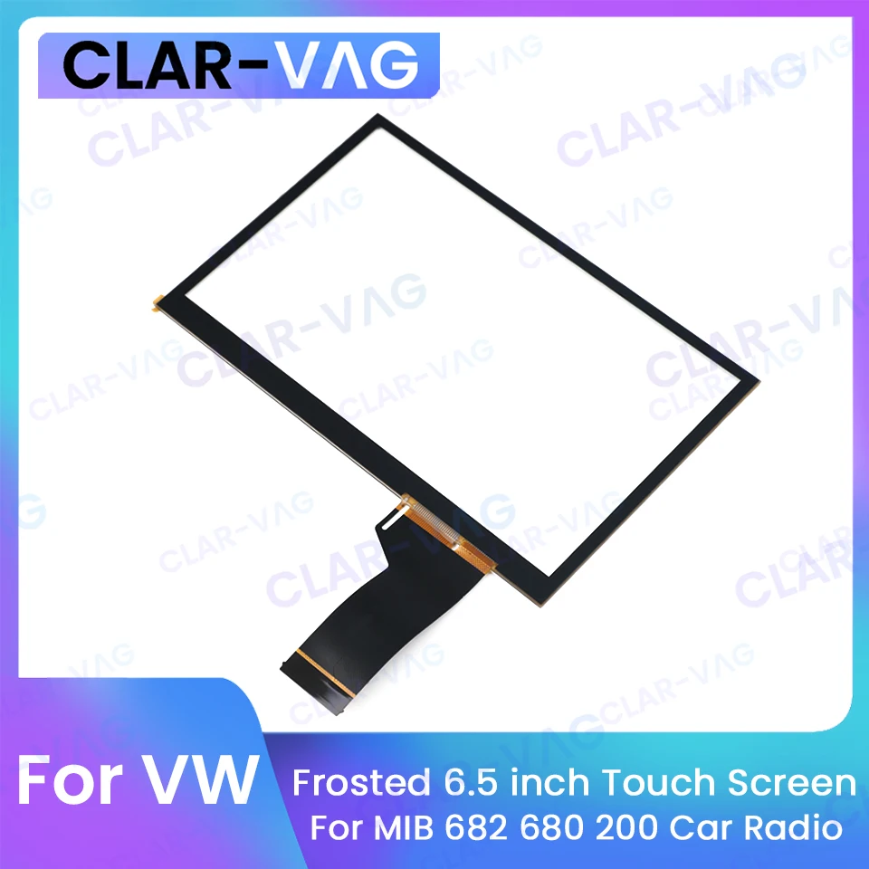 6.5 Inch Glass Touch Screen Panel Digitizer Lens For Volkswagen TDO-WVGA0633F00039 WVGA0633F00045 Radio DVD Player GPS Navigatio