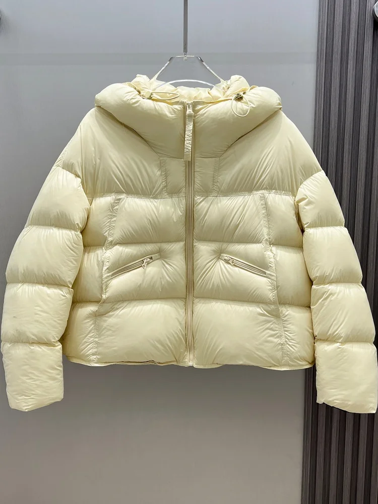 

Женская утепленная зимняя куртка-пуховик с капюшоном, повседневная, свободного кроя, в стиле «багет», для женщин