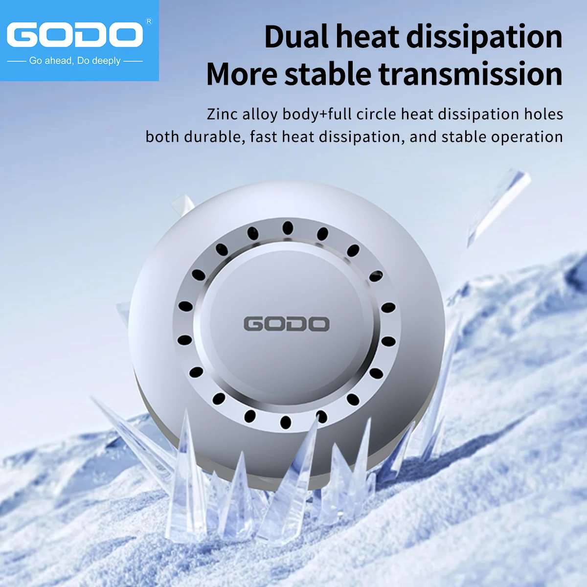 Custodia SSD GODO magnetica M.2 2230 NVMe Magsafe per iPhone 15/16 Pro e iPad Pro ProRes, custodia SSD USB-C portatile esterna