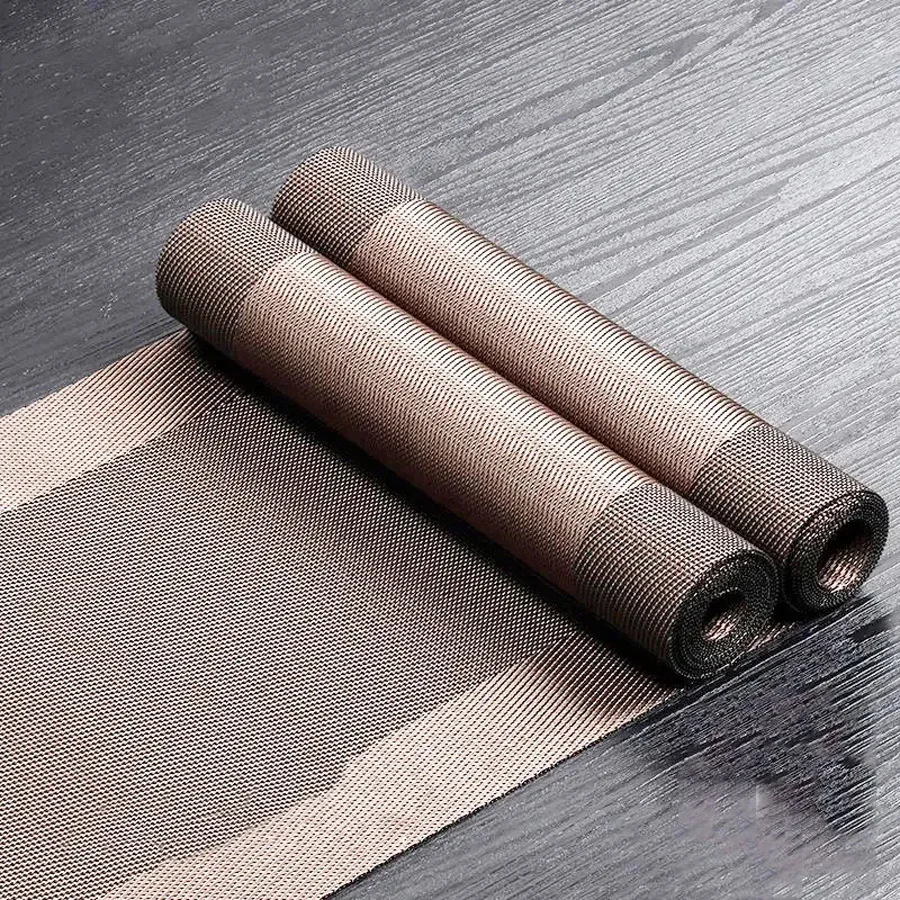Simple Style Rectangule PVC Table Runners Home Decoration Coffee Table Dining Table Runner Oil-proof  Waterproof Table Runner