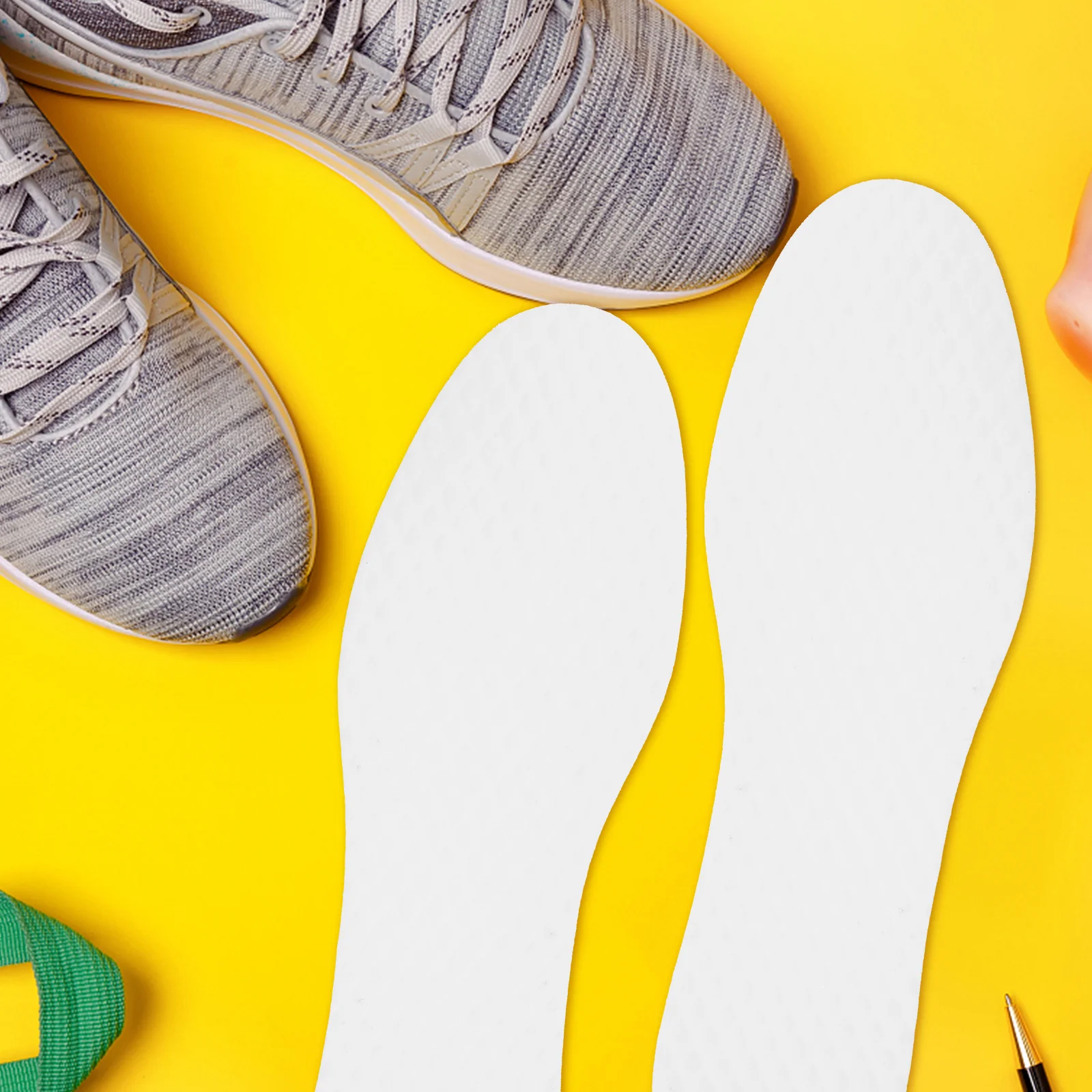 

20Pairs Durable Breathable Thin Shoe Insoles Shoe Inserts for Men Women Running Athletic Hiking Casual Boots