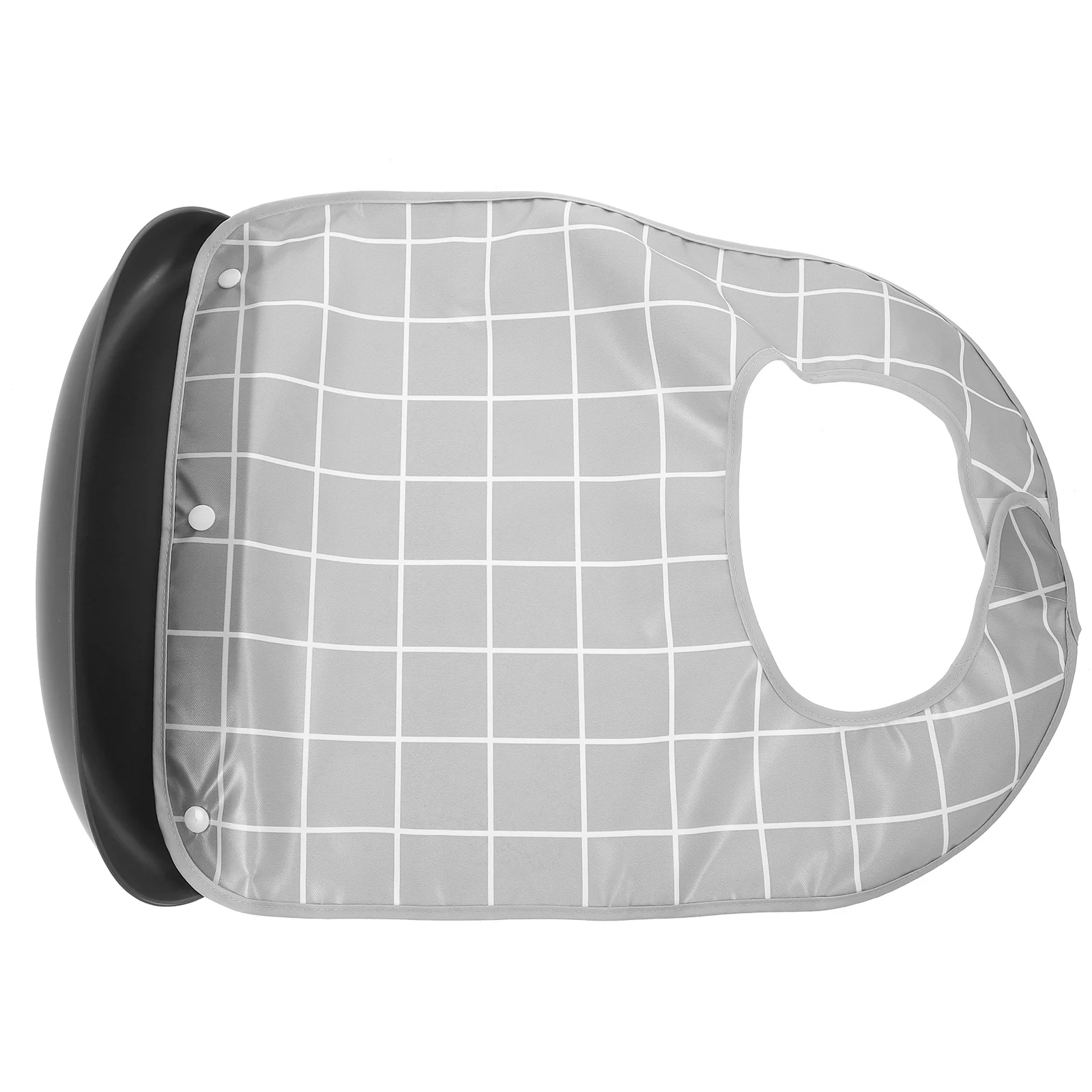 

Adults Waterproof Bibs Breathable Mealtime Protector for Elderly Senior Clothing Adjustable Reusable Odorless Size L