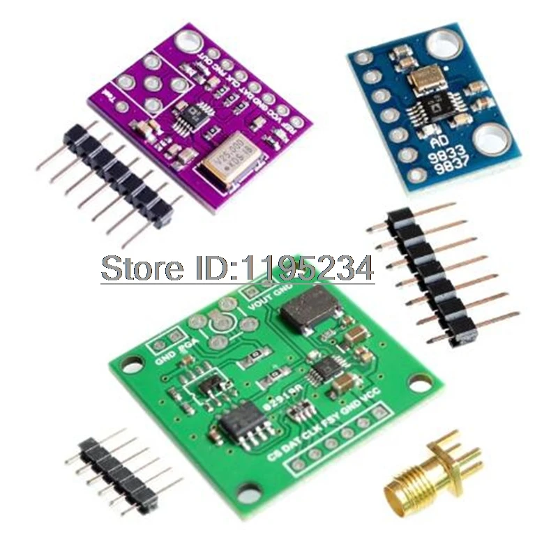 1pcs AD9833 AD9833BRMZ Programmable Microprocessors Serial Interface Module Sine Square DDS Signal Generator Module