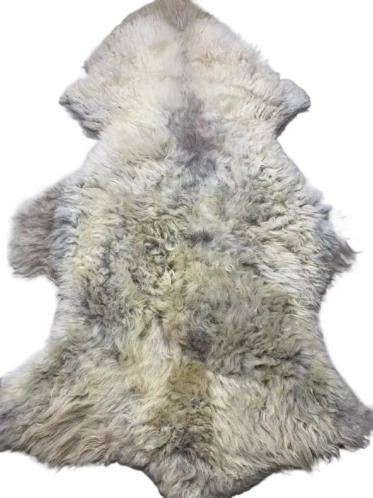 Kedi kanepe köpek yatağı yavru hediye benzersiz doğal kahverengi deri kilim, eski ev d & eacute; Cor, kanepe dışkı yastıkları, ceket malzemesi, gerçek kürk