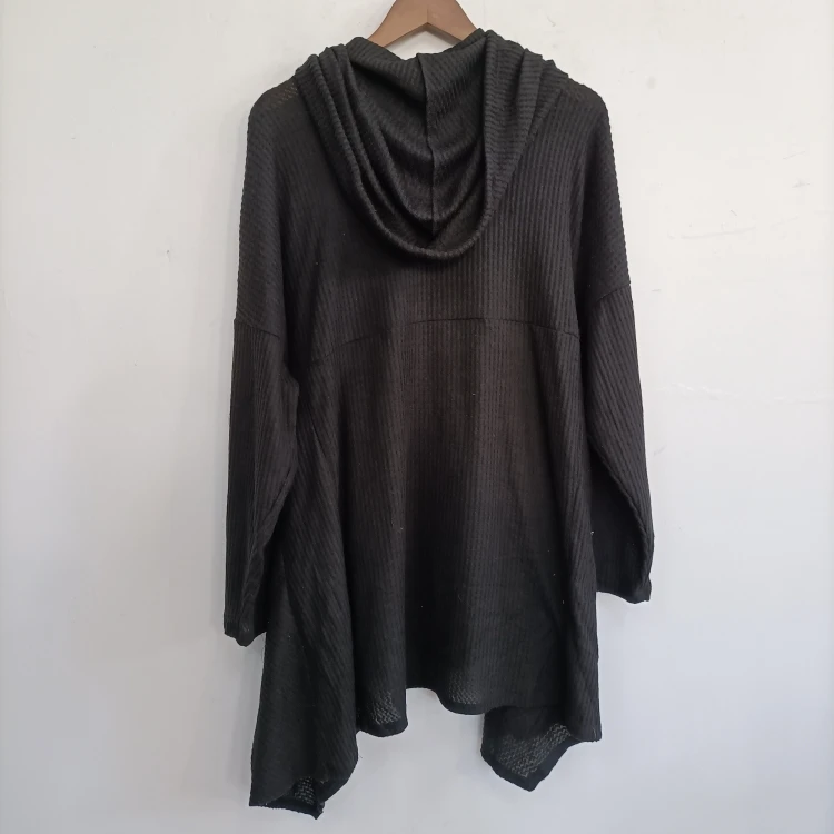 Autumn Winter New Sle Women's Hooded Long Sve Loose Casual Versatile Sweater Warm Thermal Mid-Length Hooded Pullover