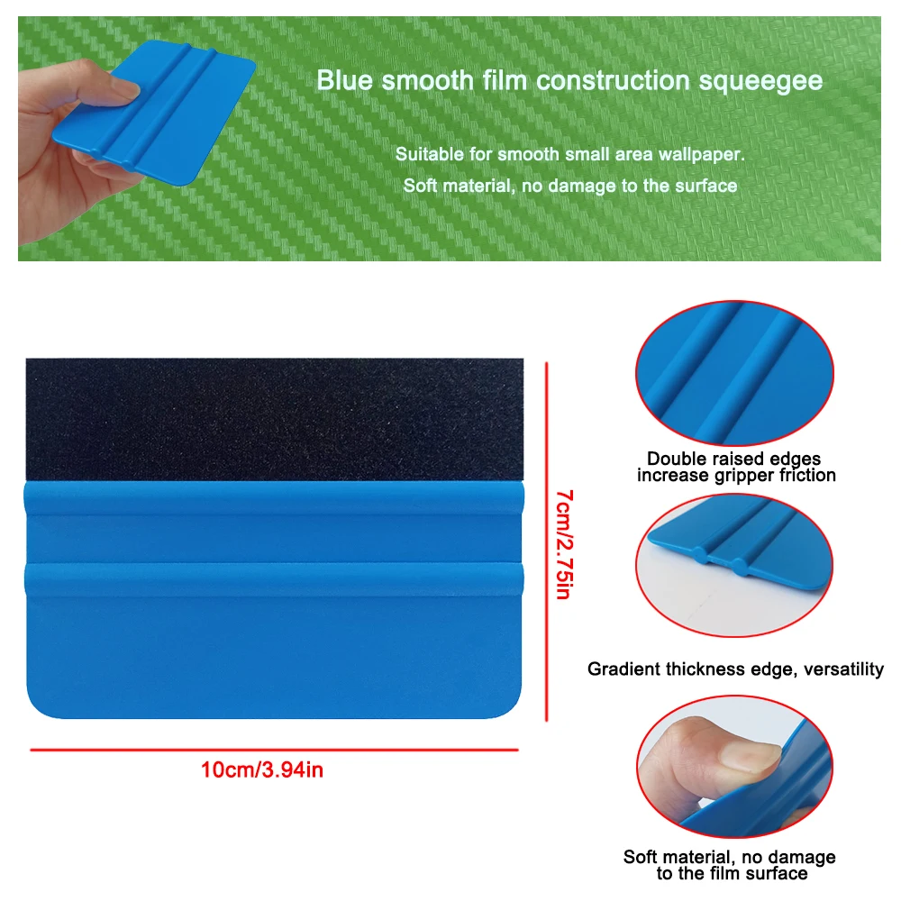 9pcs Car Wrap Scraper Strong Magnet Holders Auto Paint Vinyl Cutter Install Fixer Aid Window Tint Film Foil Sticker Fix Tools