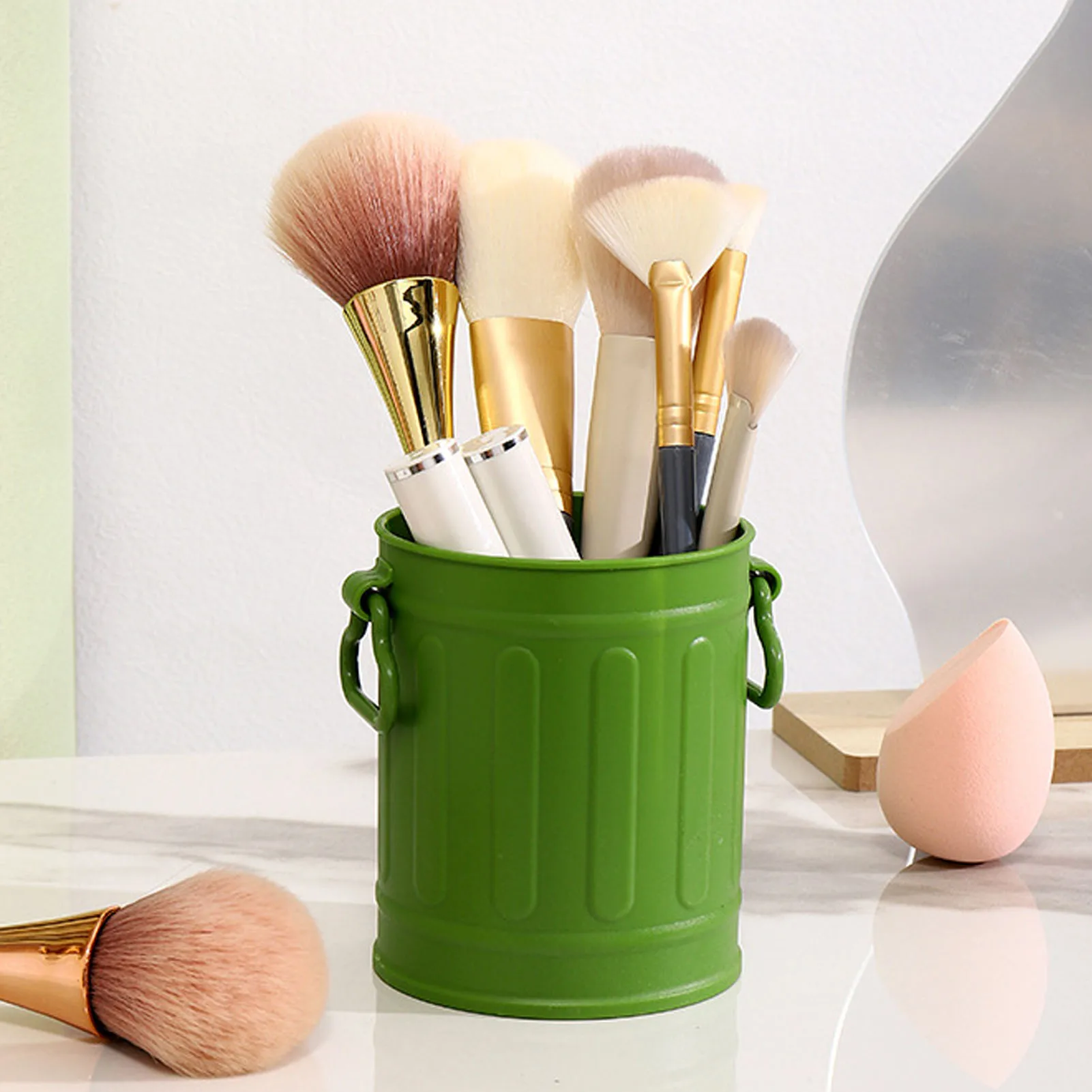 

Винтажный настольный органайзер для ручек и карандашей большой вместимости с двойной ручкой