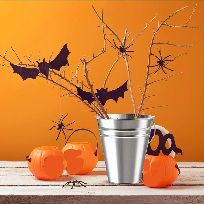 BAAD 12-упаковка металлических ведер с ручкой, ведро-корзина для детей, товары для детских вечеринок, поделки для баров конфет, вазы, поделки