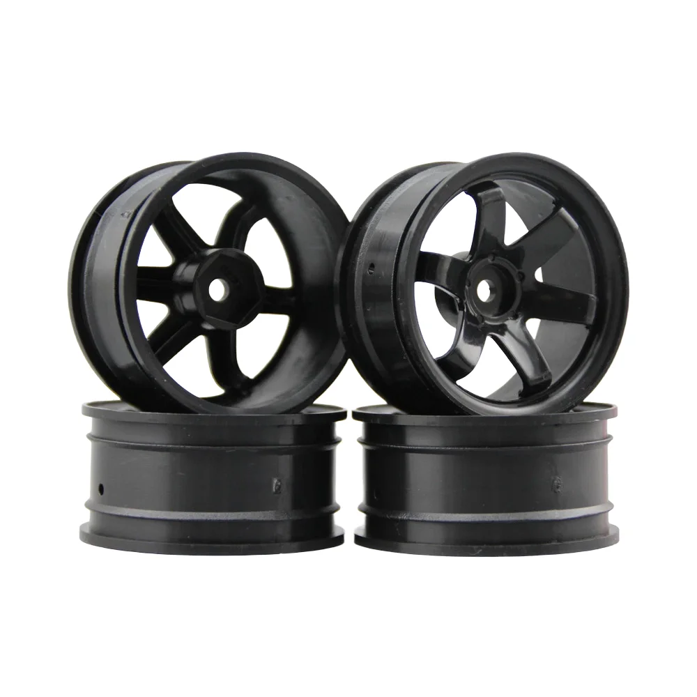 4pcs 1/10 Touring&Drift Wheel Rim W6S Style For HSP HPI Kyosho Sakura Tamiya Yokomo