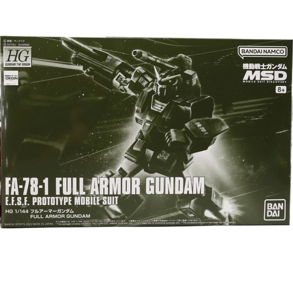 Bandai Genuino HGGTO FA-78-1 COMPLETO ARMOR Gundam Anime Action Figure Robot Da Collezione Modello di Montaggio Giocattoli Ornamenti Regalo Per Bambini