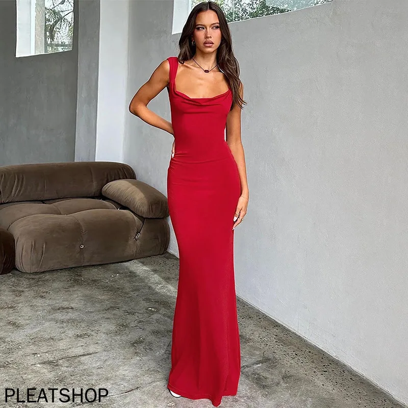 ربيع جديد النمط الأوروبي والأمريكي المرأة أزياء بلا أكمام مثير عارية الذراعين Bowknot سليم صالح الورك المعانقة اللباس #1