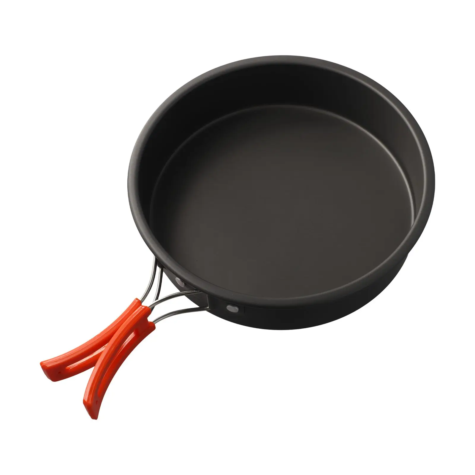 2-3 People Camping Frying Pan Non-stick Frying Pan Alumina Camping Cooking Pan Frying Pan Frying Pan 29*4.6*20cm Alumina 140g