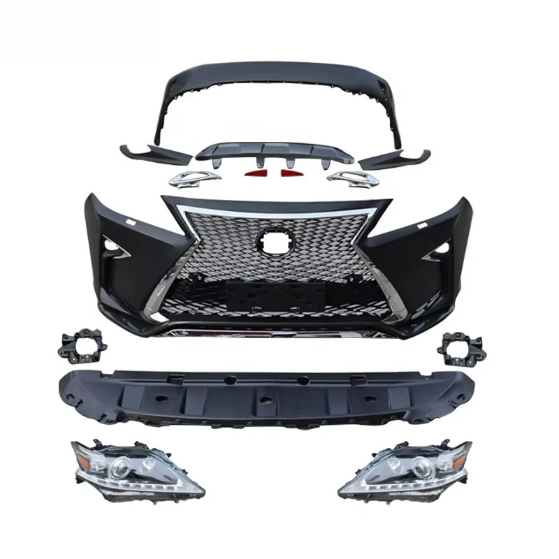 For Lexus RX270 RX350 RX450h 2009-2015 Upgrade 2016RX Sport Style Front Bumper Rear Bumper Grille Headlight Car Bumper